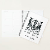 ワインを飲む時間エレガントウィッチワインの夜モダン、 プランナー手帳 (ディスプレー)