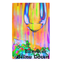 ワインを飲む時間 メタルプリント