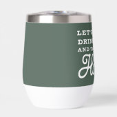 ワインを飲む馬についておもしろい馬術 (正面)