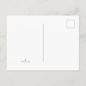 ワインを飲めばクリスマスになる素晴らし。 案内ポストカード (裏面)