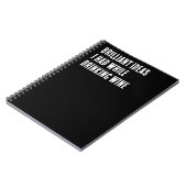 ワインを飲んでいた時の鮮やかなアイディア ノートブック (左側)