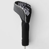 ワインを飲んでバーニーを支持する ゴルフヘッドカバー (アングル)