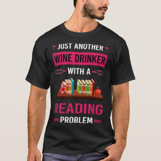 ワインを飲読む人の本 Tシャツ