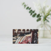 ワインアクセサリーパターン | ワイン樽 名刺 (スタンド正面)