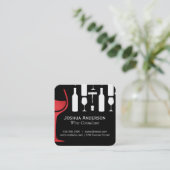 ワインアクセサリー スクエア名刺 (スタンド正面)