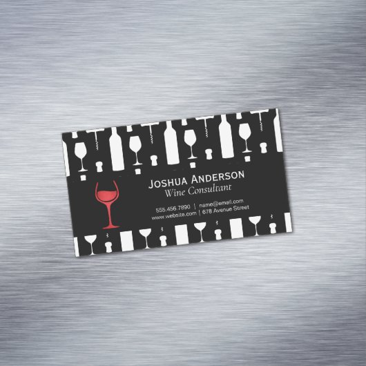 ワインアクセサリー マグネット名刺 (インサイチュ)