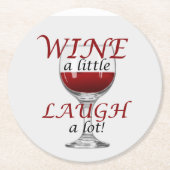 ワインアリトル紙コースター ラウンドペーパーコースター (正面)
