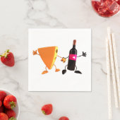 ワインアンドチーズ紙ナプキン スタンダードカクテルナプキン (インサイチュ)