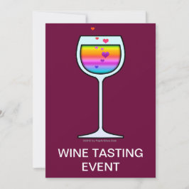 ワインイベント-パーティの招待状 招待状