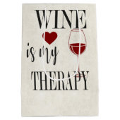 ワインイマイセラピー抱き枕 ミディアムペーパーバッグ (裏面)