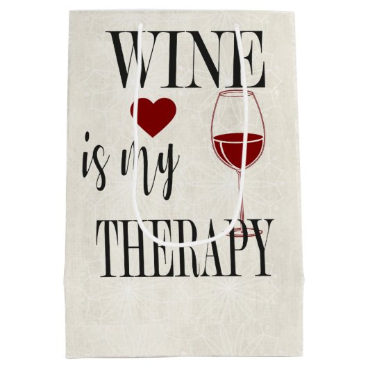 ワインイマイセラピー抱き枕 ミディアムペーパーバッグ (裏面)