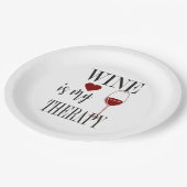 ワインイマイセラピー紙プレート ペーパープレート (アングル)