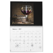 ワインイメージカレンダー カレンダー (2月 2027)