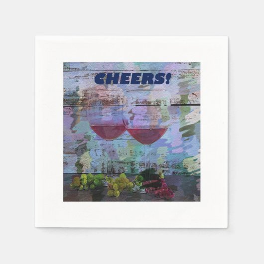 ワインインプレッションデジタルカクテルナプキン スタンダードカクテルナプキン (正面)