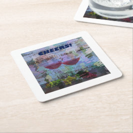 ワインインプレッションデジタル紙コースター スクエアペーパーコースター