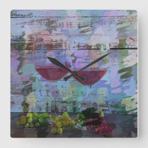 ワインインプレッションDigital Art Clock