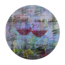 ワインインプレッションDigital Art Cutting Board