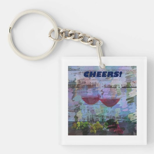 ワインインプレッションDigital Keychain キーホルダー (正面)