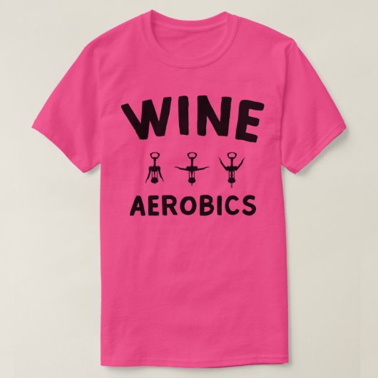 ワインエアロビクス4 Tシャツ (デザイン正面)