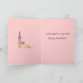 ワインエイジ誕生日 カード (内部)