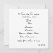 ワインエレガント秋シーズンハーベスト招待状 招待状 (裏面)