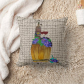 ワインオークバレル装飾用クッション クッション (ブランケット)