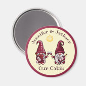 ワインオーバー格言カップルのクルーズドアマーカー マグネット (正面/裏面)