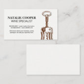 ワインオープナーアイコン 名刺 (正面/裏面)