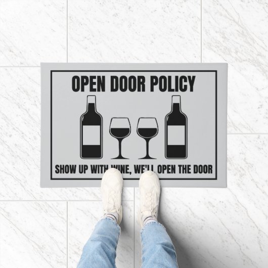 ワインオープンドアポリシー ドアマット (室内)