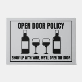 ワインオープンドアポリシー ドアマット
