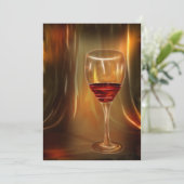 ワインカクテルパーティの招待状 招待状 (スタンド正面)