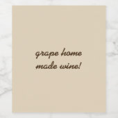 ワインカスタムボトルラベル ワインラベル (シングルラベル)