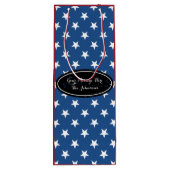 ワインカスタム抱き枕 |愛国的な星型 ワインギフトバッグ (裏面)