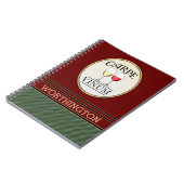 ワインカルペヴィヌムスパイラルフォトノートブック ノートブック (左側)