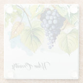 ワインカントリーのガラスコースター ガラスコースター (裏面)