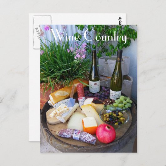 ワインカントリーの素敵なポストカード! ポストカード (正面/裏面)