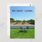 ワインカントリーはがき! ポストカード (正面/裏面)