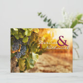 ワインカントリーウェディング招待状 招待状 (スタンド正面)