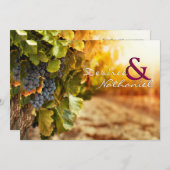 ワインカントリーウェディング招待状 招待状 (正面/裏面)