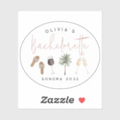 ワインカントリーカスタマイズバチェロレッテパーティー シール (シート)