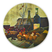 ワインカントリーキッチンデコル  セラミックノブ (正面)