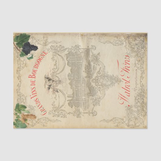 ワインカントリーティッシュペーパー 薄葉紙 (正面)