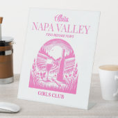 ワインカントリーナパバレーバチェロレッテ 台座サイン (インサイチュ)