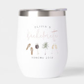 ワインカントリーパーソナライズされたバチェロレッテ (左面)