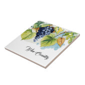 ワインカントリーブドウプリントタイル タイル (側面)