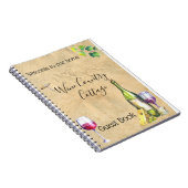 ワインカントリーレンタルゲストブックワイナリー ノートブック (右側)