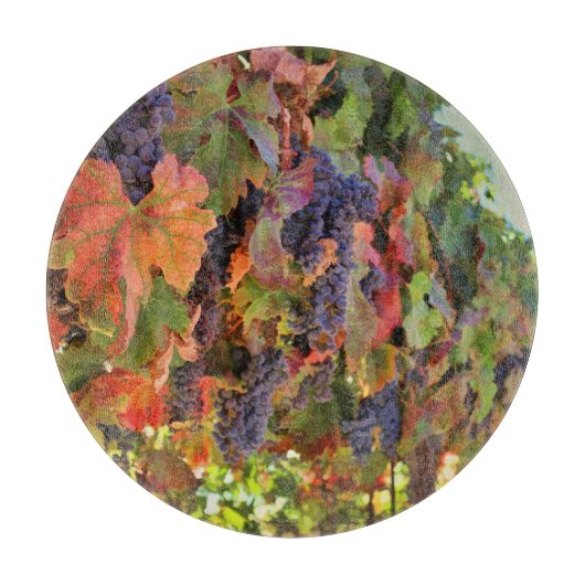 ワインカントリー丸いカッティングボード カッティングボード (正面)