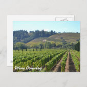 ワインカントリー畑 ポストカード (正面/裏面)