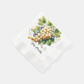 ワインカントリー紙 縁ありカクテルナプキン (角)