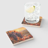 ワインカントリー葡萄ストーンコースター ストーンコースター (横)